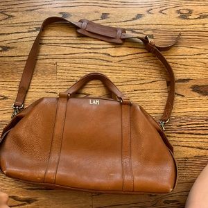 Madewell tote with LAM initial